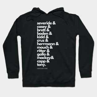 Chicago Fire Squad Goals (White Text) Hoodie
